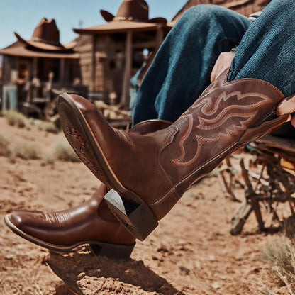 Western Boots Brown