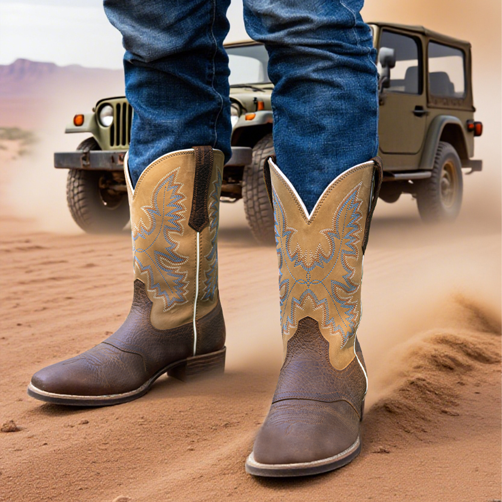 Brown Western Boots