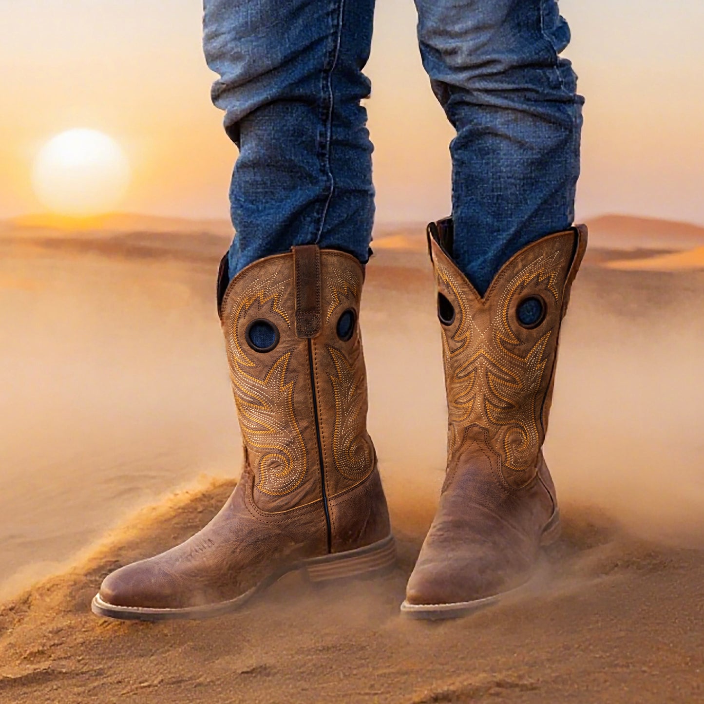 Western Boots Brown