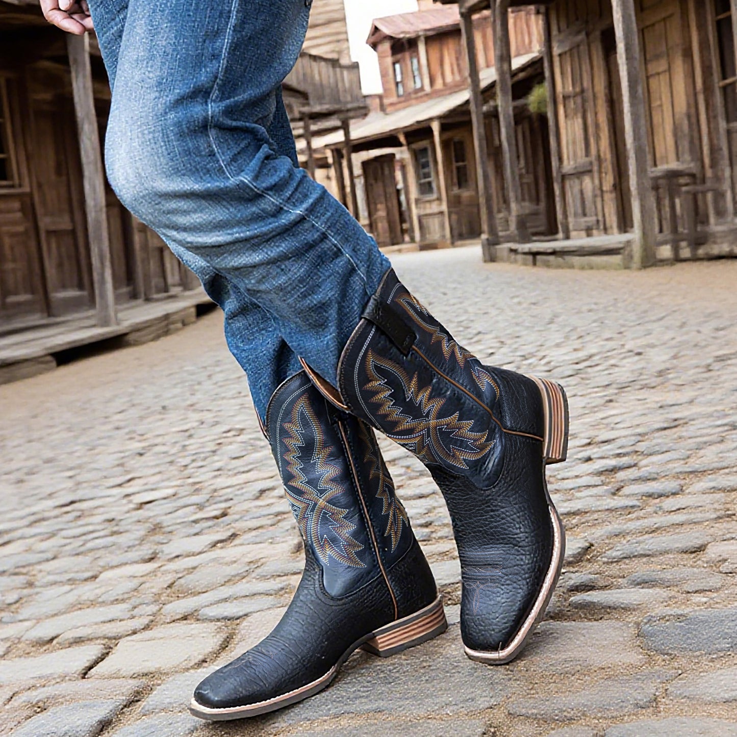 Black Cowboy Boots