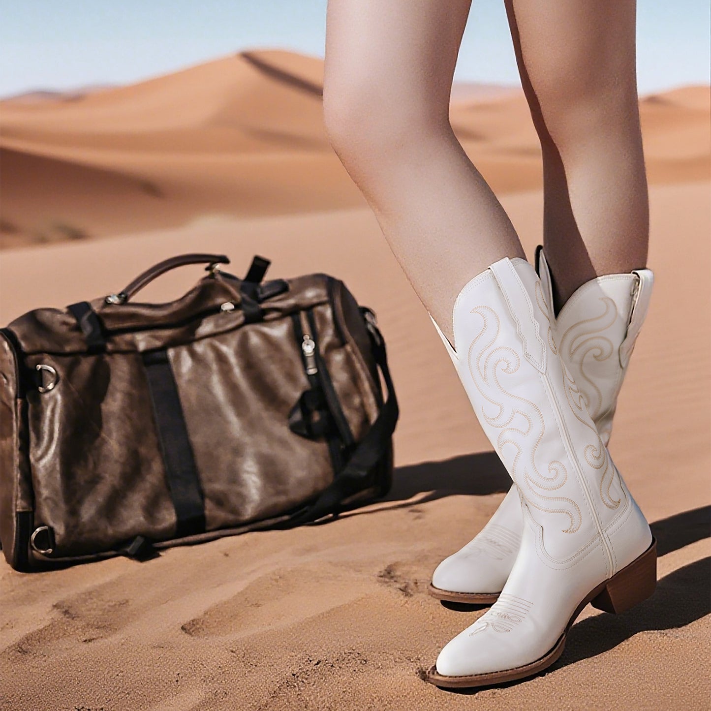 Snip Toe Cowgirl Boots