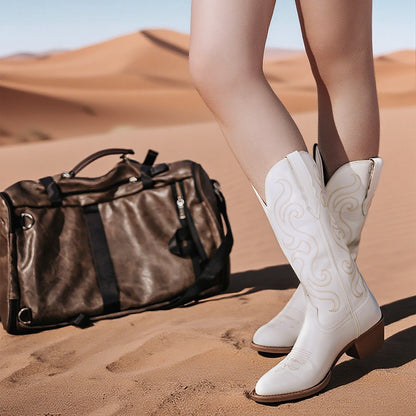 Snip Toe Cowgirl Boots
