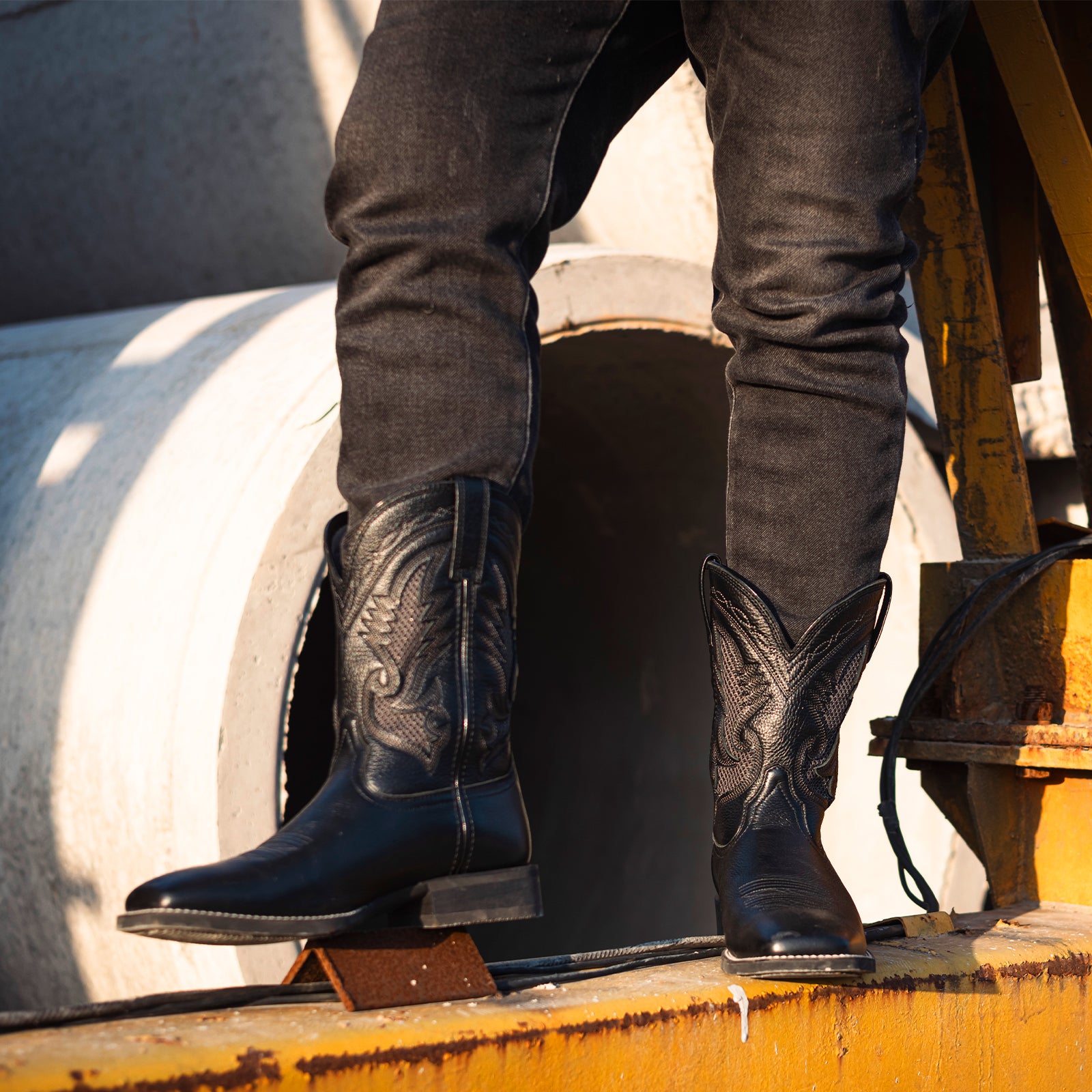 Black Western Boots