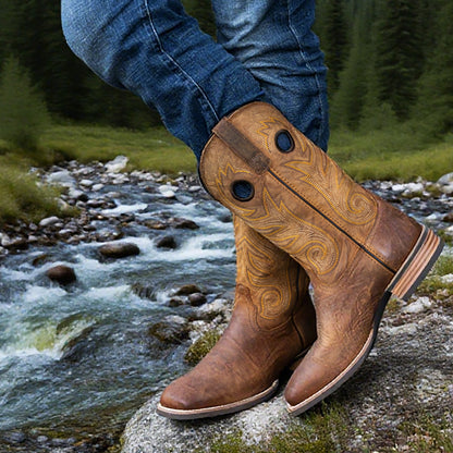 Brown Boots Cowboy