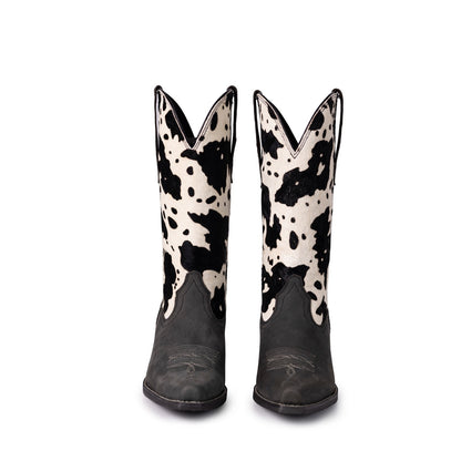 Montana West Women's Western Cowgirl Boots - Full Grain Leather, Snip Toe MWB6001