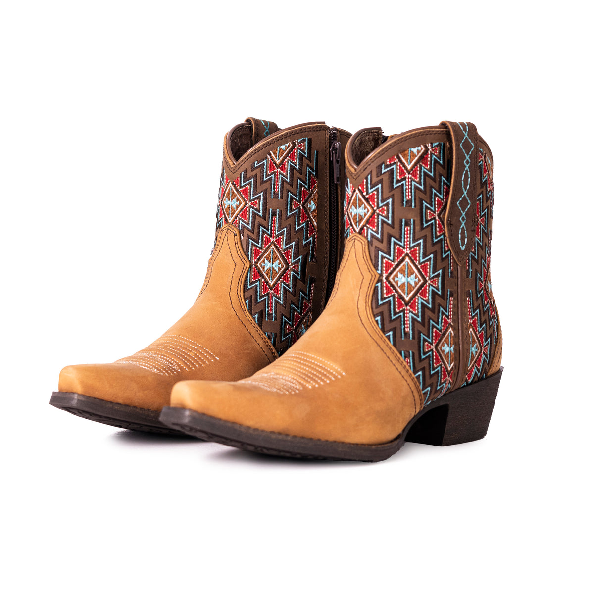 West Women's Western Cowgirl Boots - Full Grain Leather, Snip Toe MWB6012