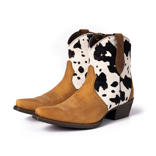 Montana West Women's Western Cowgirl Boots - Full Grain Leather, Snip Toe MWB6014