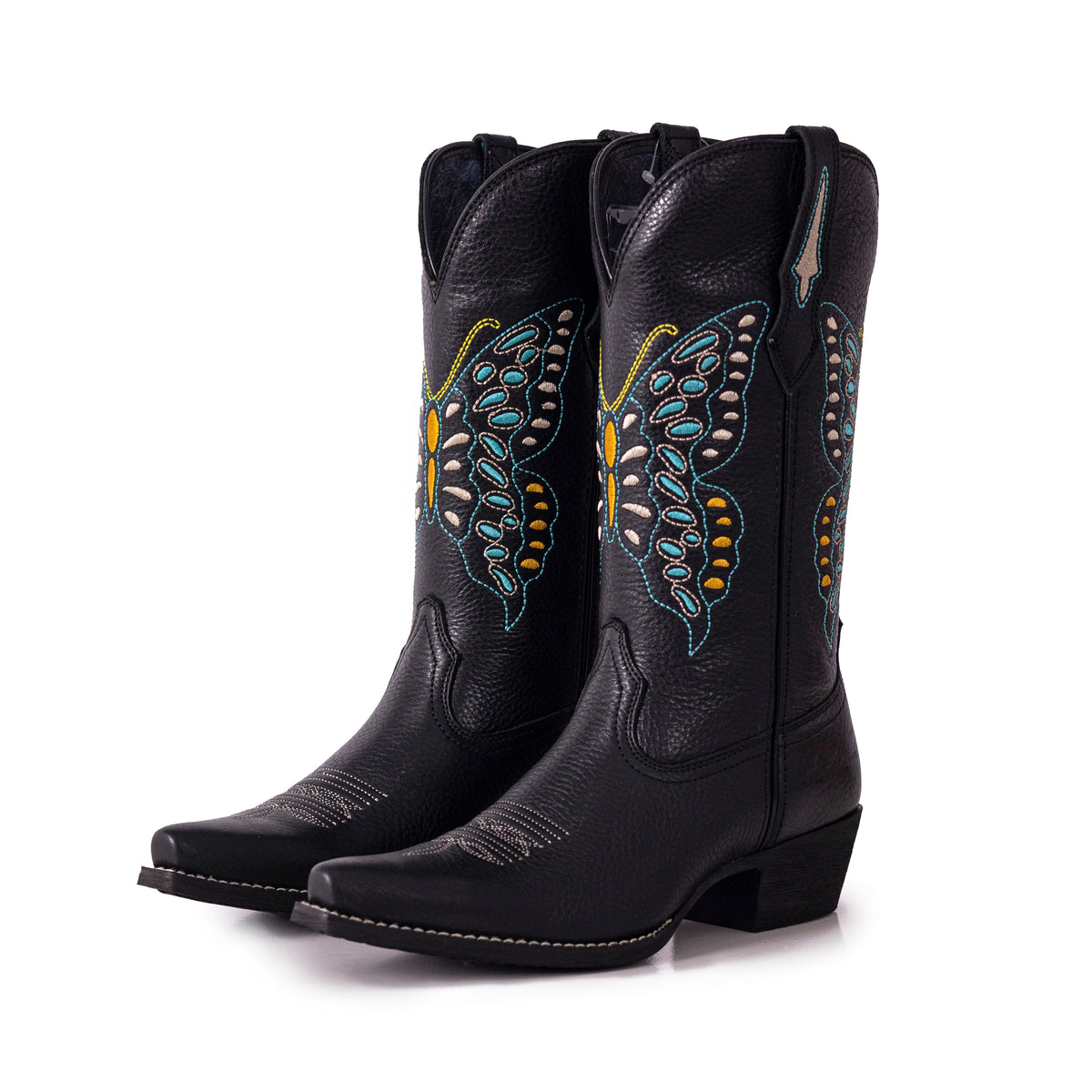 Montana West Women's Western Cowgirl Boots - Full Grain Leather, Snip Toe MWB6018