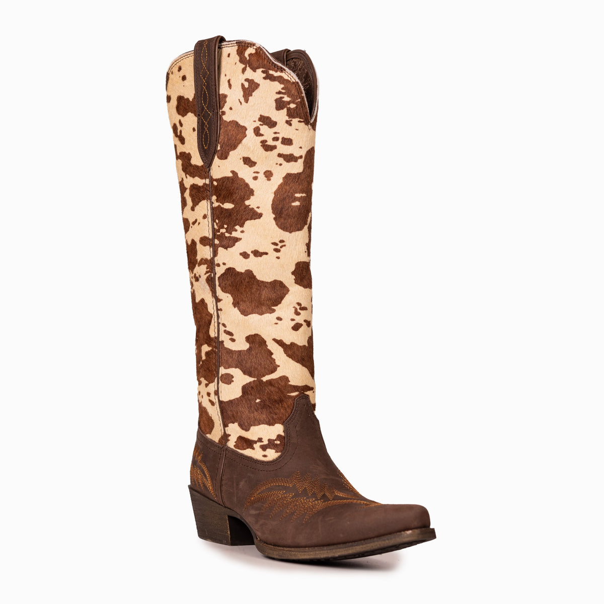 West Women's Western Cowgirl Boots - Full Grain Leather, Snip Toe MWB6040