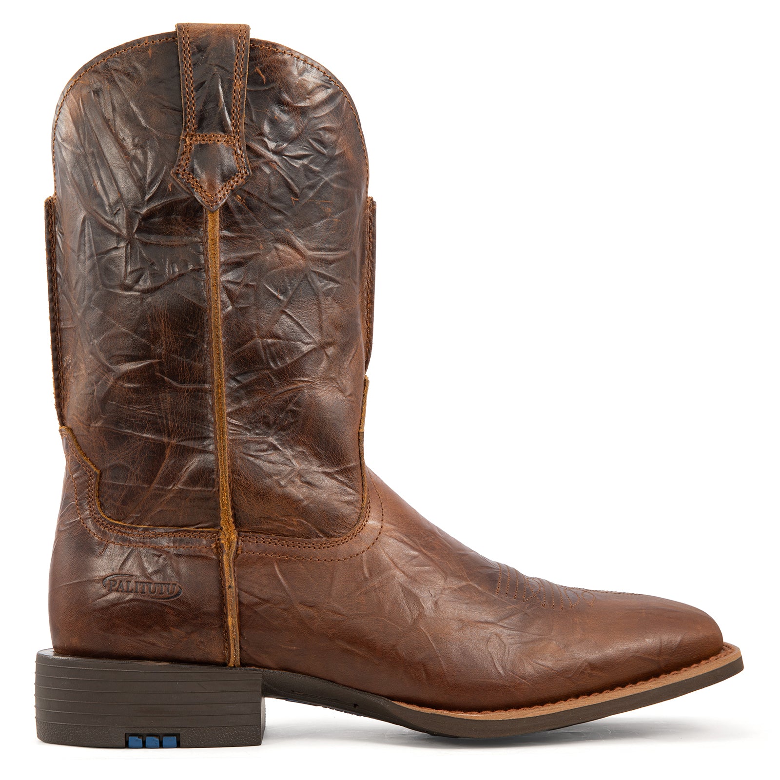 western boots full grain leather brown