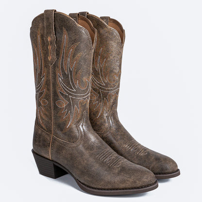 Dark Brown Cowgirl Boots