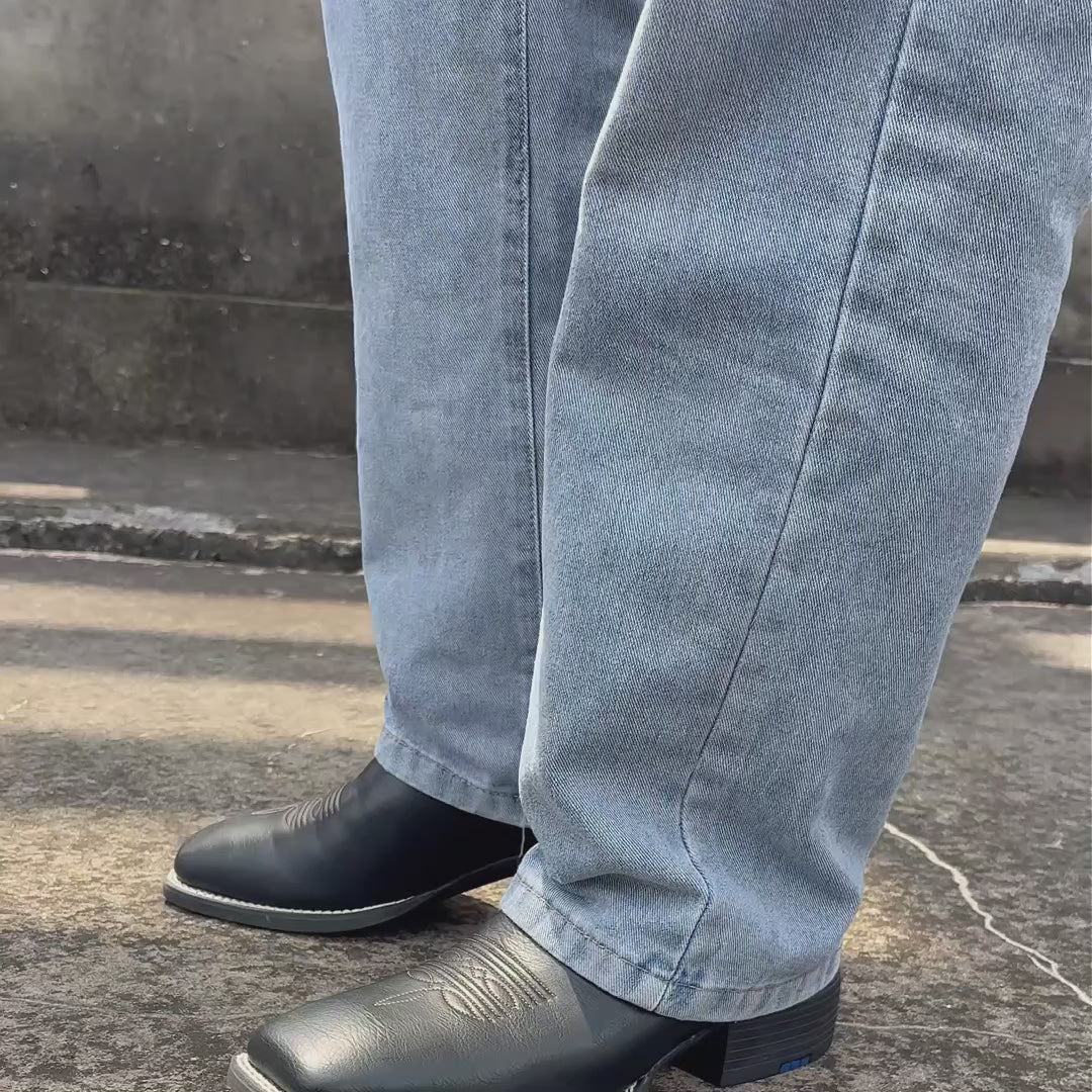 Mens Black Western Boots