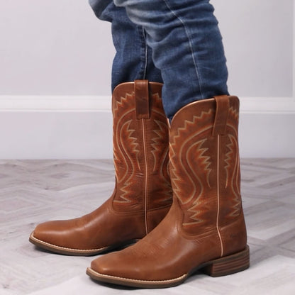 Mens Brown Cowboy Boots
