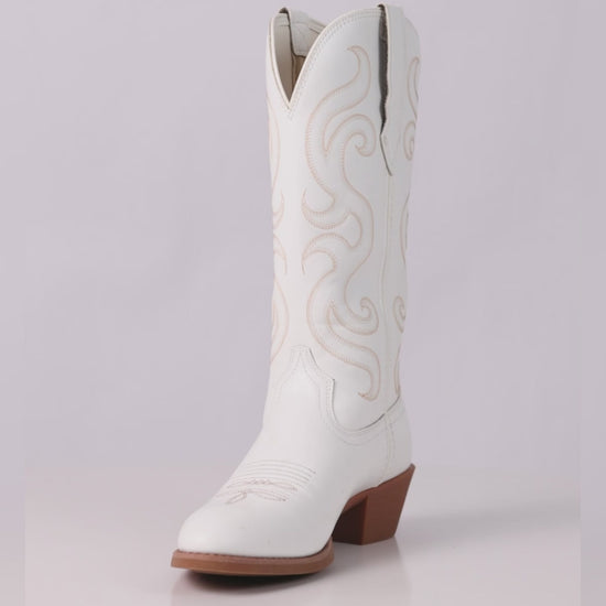 White Boots Cowgirl