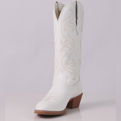 White Boots Cowgirl